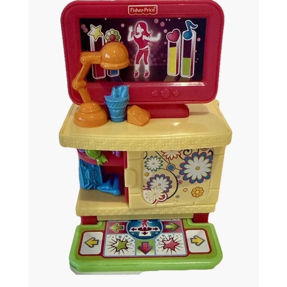 Fisher-Price Loving Family Dollhouse Video Gaming Center Game Controllers EUC